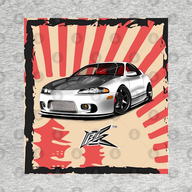 mitsubishi eclipse white by naquash